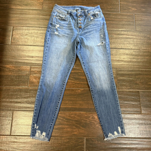 American Original Rewash Brand Jeans Womens Size 7/28 Cut Offs - Picture 5 of 10